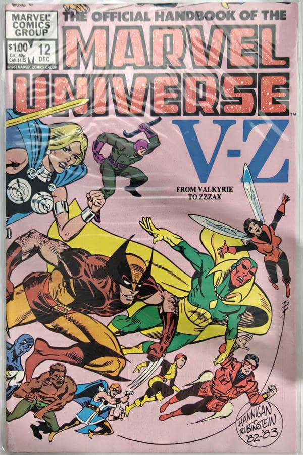 Official Handbook of the Marvel Universe #12